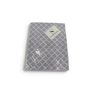 Chiara Bed Linens Stamattina Queen Flat Sheet Purple‎ Diamond USA Italian Fabric
